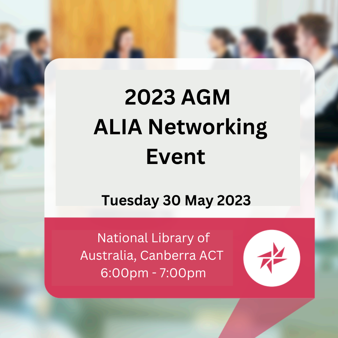 ALIA AGM Networking Event 2023