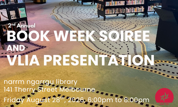 ALIAVic: 2026 Book Week Soirée and VLIA Presentation