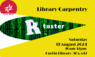 ALIA West: Library Carpentry Taster