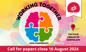 ALIA QLD Mini Conference 2024 - Call for Presentations