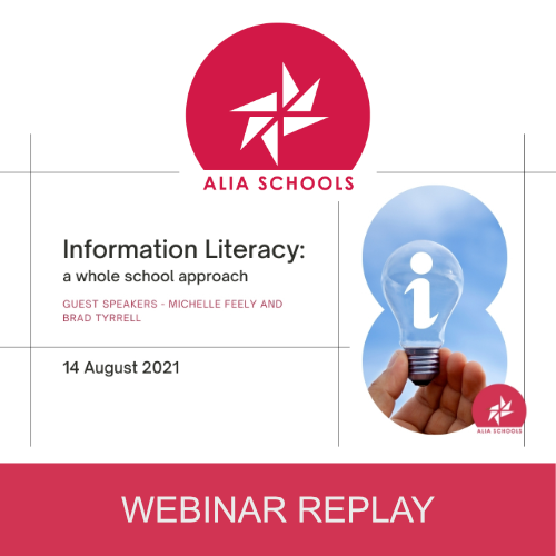 ALIA Schools - Information Literacy (Webinar)
