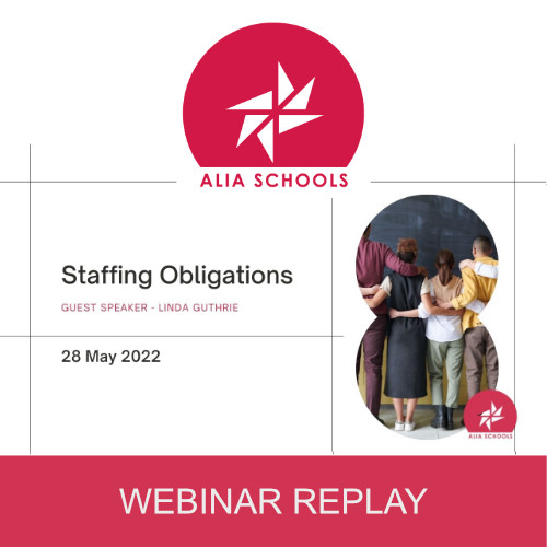 ALIA Schools - Staffing Obligations (Webinar)