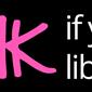 Honk If You Love Libraries Sticker - Black